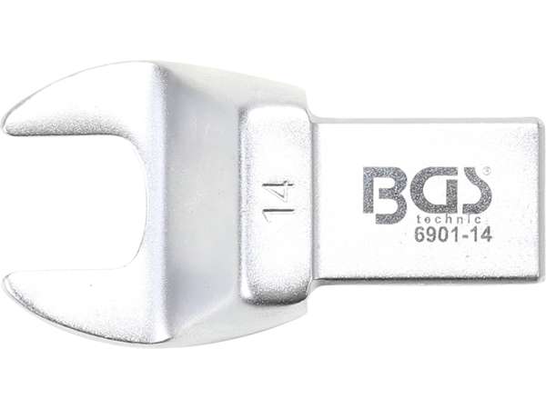 BGS Technic BGS 6901-14 Nástrčný plochý (otevřený) klíč 14 mm s upnutím 14x18 mm