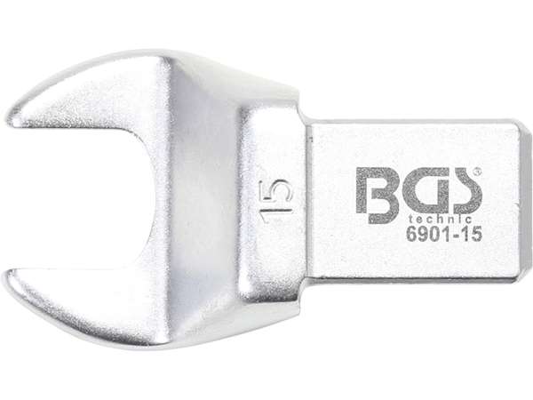 BGS Technic BGS 6901-15 Nástrčný plochý (otevřený) klíč 15 mm s upnutím 14x18 mm