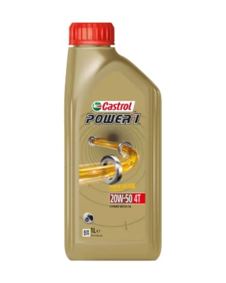 Motocyklový olej Castrol POWER1 4T 1L 20W50