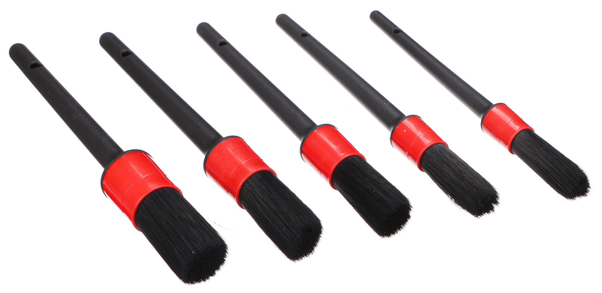 Sada měkkých precizních štětců pro čištění auta CAR DETAILING BRUSH 5 SOFT