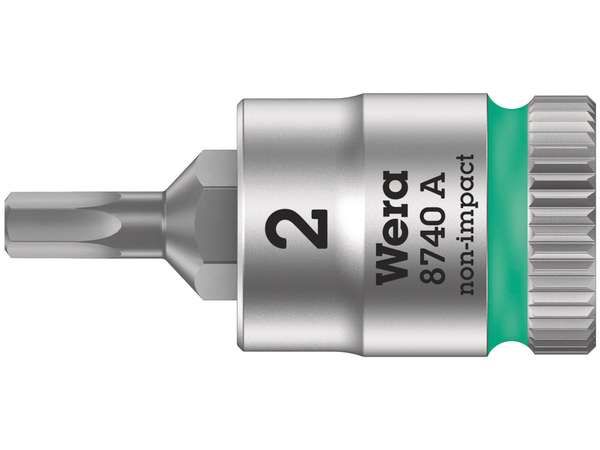 Wera 003330 Zástrčná bitová hlavice Zyklop 1/4" 6hran 2 mm typ 8740 A