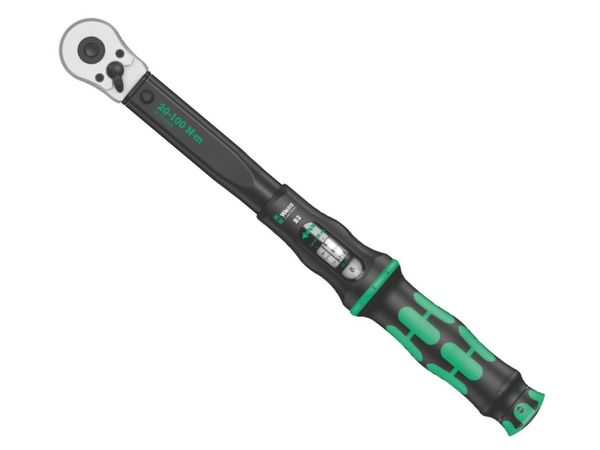 Wera 075611 Momentový klíč Wera Click-Torque B 2 s přepínací ráčnou 3/8" (20 - 100 Nm)